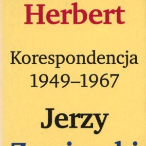 okładka książki KORESPONDENCJA 1949-1967 Herbert Zawieyski