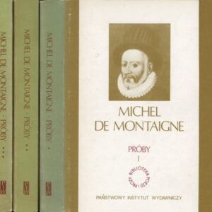 Okładka książki PRÓBY Montaigne'a