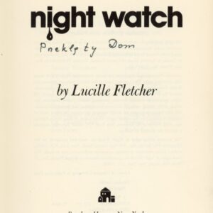 strona tytułowa książki NIGHT WATCH