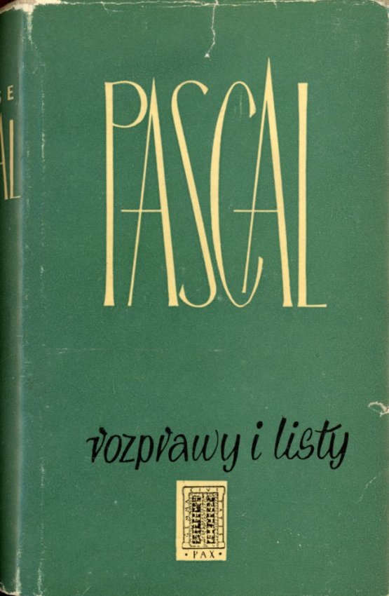 okładka książki Pascala ROZPRAWY I LISTY