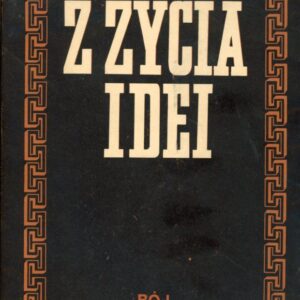 okładka książki Z ZYCIA IDEI Zielińskiego z 1939 r.