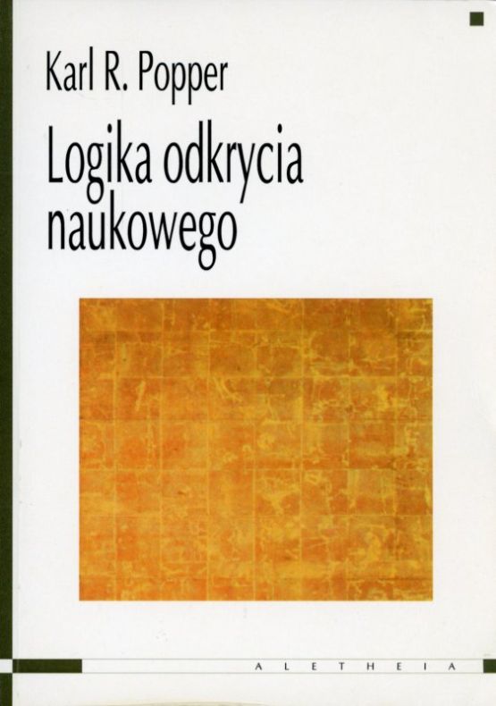 okładka książki LOGIKA ODKRYCIA NAUKOWEGO