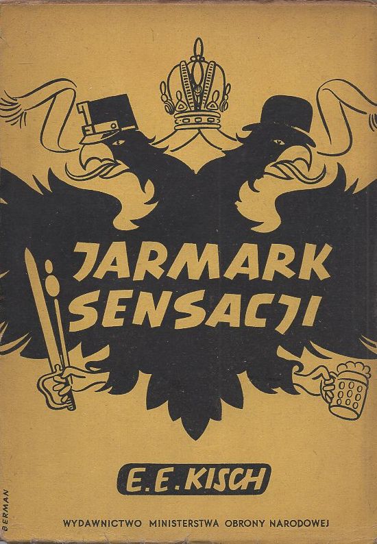 Okładka książki JARMARK SENSACJI proj. Berman