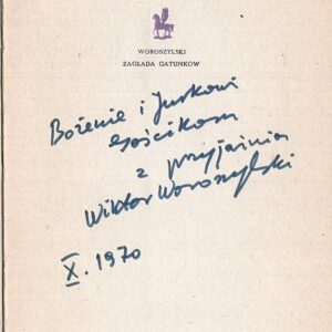 autograf Wiktora Woroszylskiego