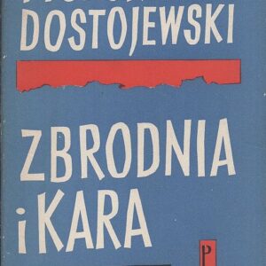 Okładka książki ZBRODNIA I KARA Dostojewskiego; proj. Ewa Lubelska-Frysztak