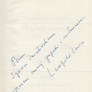 autograf Leopolda Lewina
