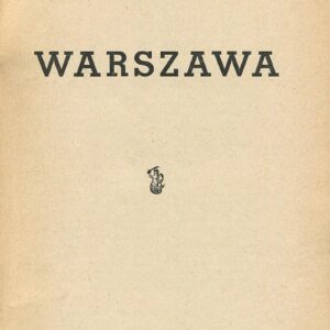 Strona tytułowa książki WARSZAWA Moraczewskiego