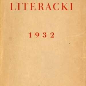okładka publikacji ROCZNIK LITERACKI 1932