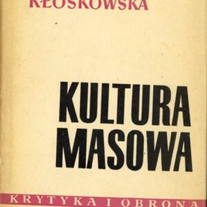 okładka książki KULTURA MASOWA