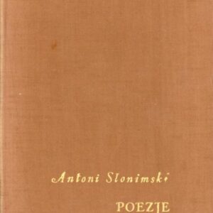 okładka książki POEZJE Słonimskiego z 1955 roku