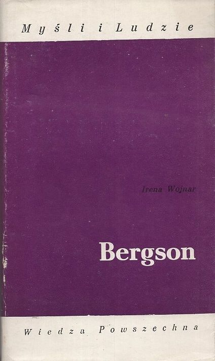 Okładka książki BERGSON
