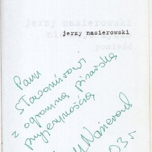 autograf Jerzego Nasierowskiego