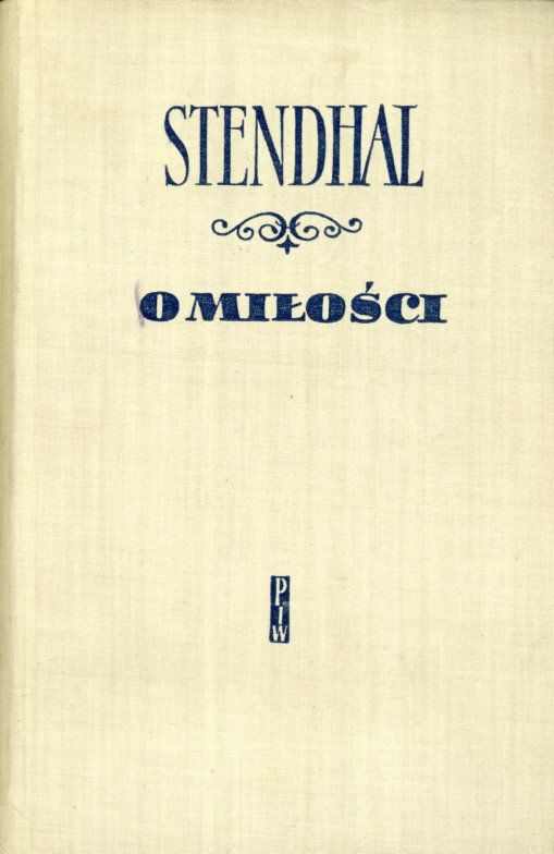 okładka książki O MIŁOŚCI Stendhala