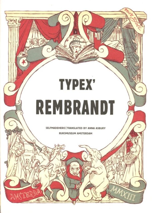 strona tytułowa komiksu TYPEX' REMBRANDT