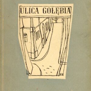okładka książki Kornela Filipowicza ULICA GOŁĘBIA (1955); proj. Jadwiga Umińska