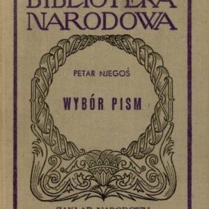 okładka książki WYBÓR PISM Njegosa (BN)
