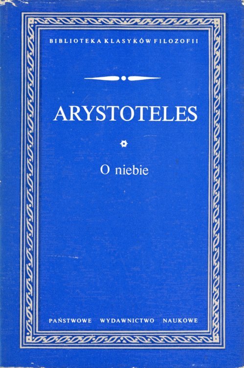Okładka książki Arystoteles O NIEBIE BKF