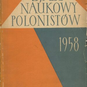 okładka książki ZJAZD NAUKOWY POLONISTÓW 1958