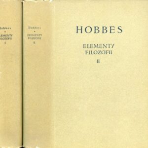 Okładka książki ELEMENTY FILOZOFII Hobbes'a seria BKF