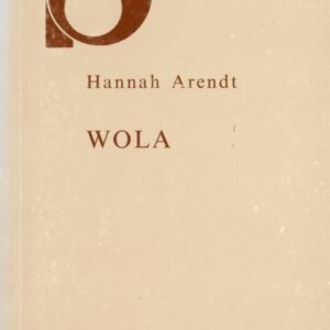 okładka książki WOLA Arendt