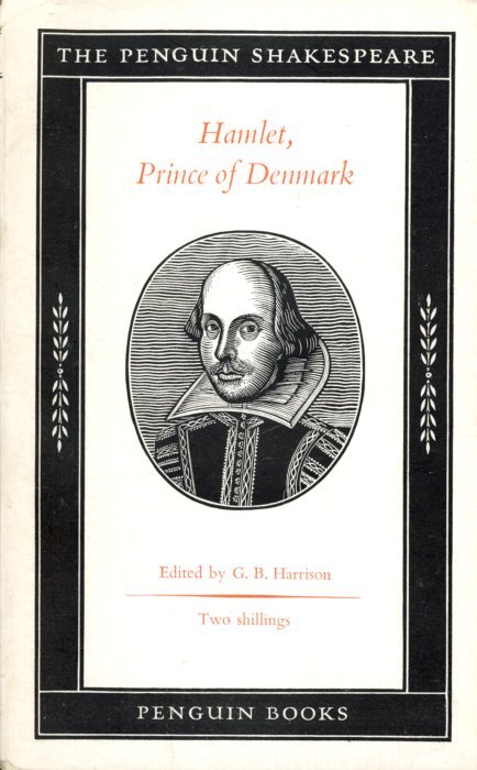 okładka książki HAMLET PRINCE OF DENMARK (1955)