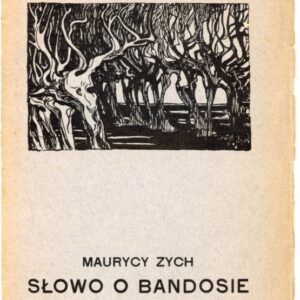 okładka książki Stefana Żeromskiego SŁOWO O BANDOSIE z 1913 roku