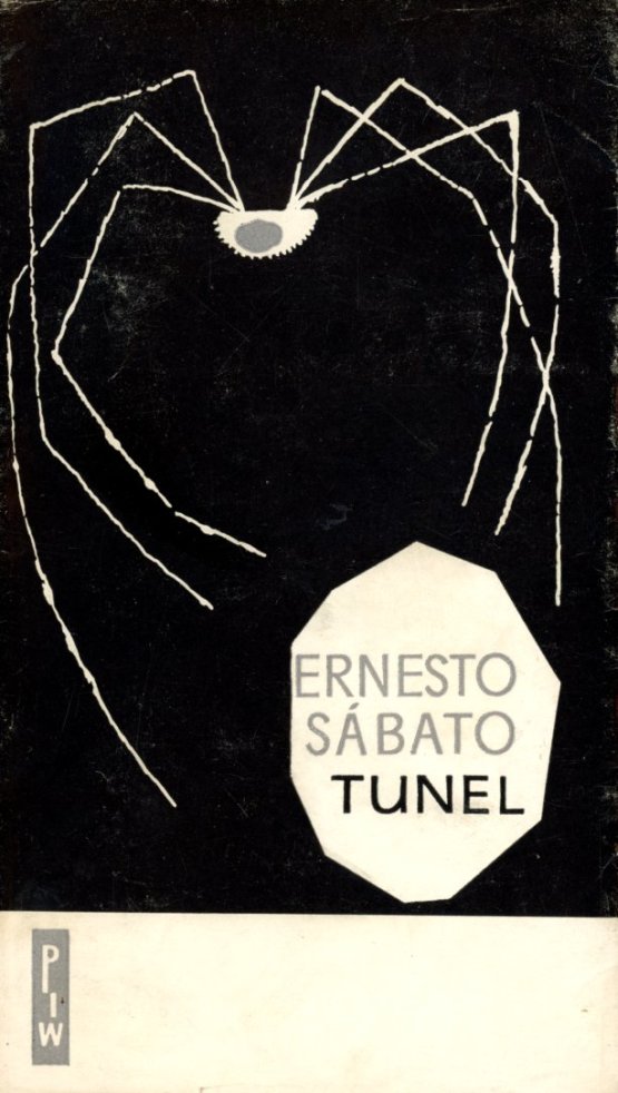 okładka książki Sabato pt. TUNEL; proj. Aleksander Stefanowski