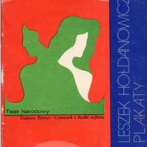 okładka katalogu wystawy "Leszek Hołdanowicz. Plakaty" 1989