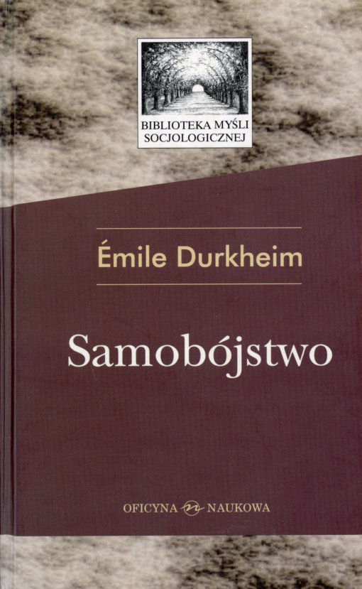 okładka książki SAMOBÓJSTWO Durkheima