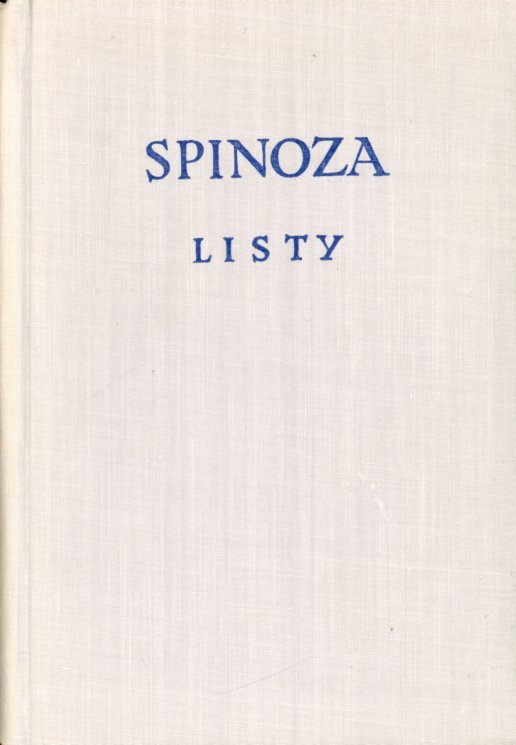 okładka książki LISTY Spinozy; seria BKF