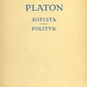 okładka książki SOFISTA. POLITYK Platona; seria BKF