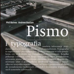 okładka książki PISMO I TYPOGRAFIA