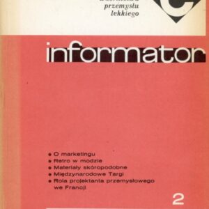 okładka Informatora Centralnego Biura Wzornictwa Przemysłu Lekkiego - numer 2 z 1975 roku