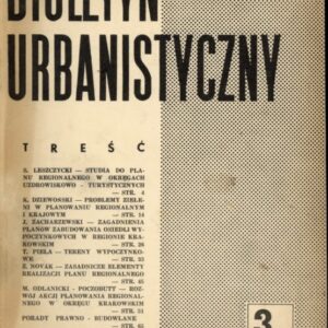 Miesięcznik "Biuletyn Urbanistyczny" - numer 3/4 z 1938 roku. Pismo wydawane przez Związek Miast Polskich i Towarzystwo Urbanistów Polskich.