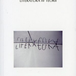 okładka książki "LITERATURA W TEORII" amerykańskiego literaturoznawcy Jonathana Cullera.